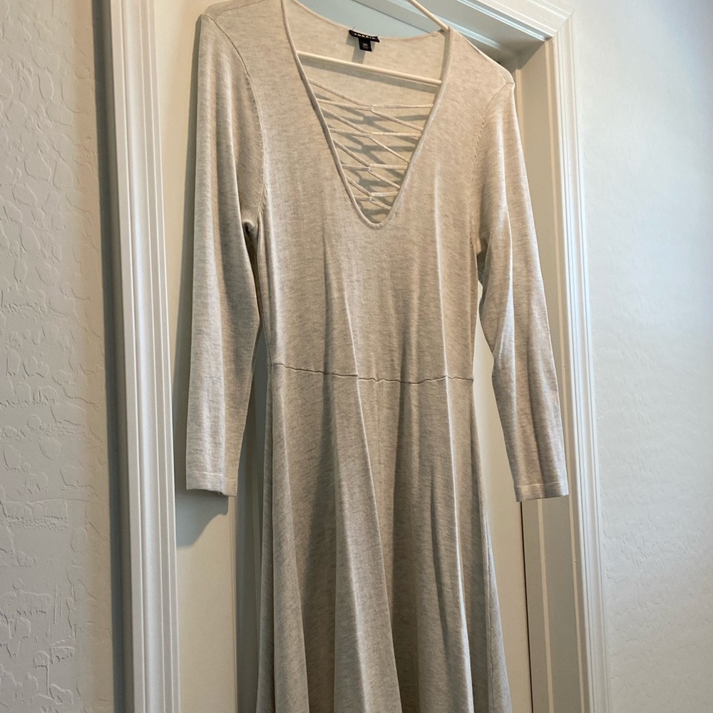 Torrid Cream colored sweater dress sz 00